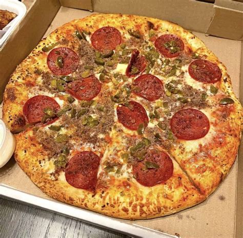 Try our no pork pizza/halal pizza .